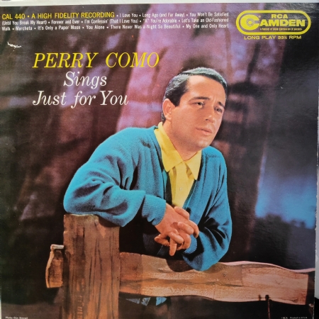 Perry Como Sings Just For You